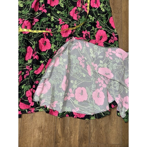 Maeve by Anthropologie Floral Maxi Dress Sleeveless V Neck Summer Casual 14P - Picture 5 of 10